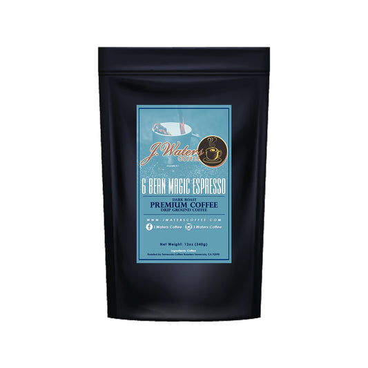 6 Bean Magic Espresso Drip Ground Coffee